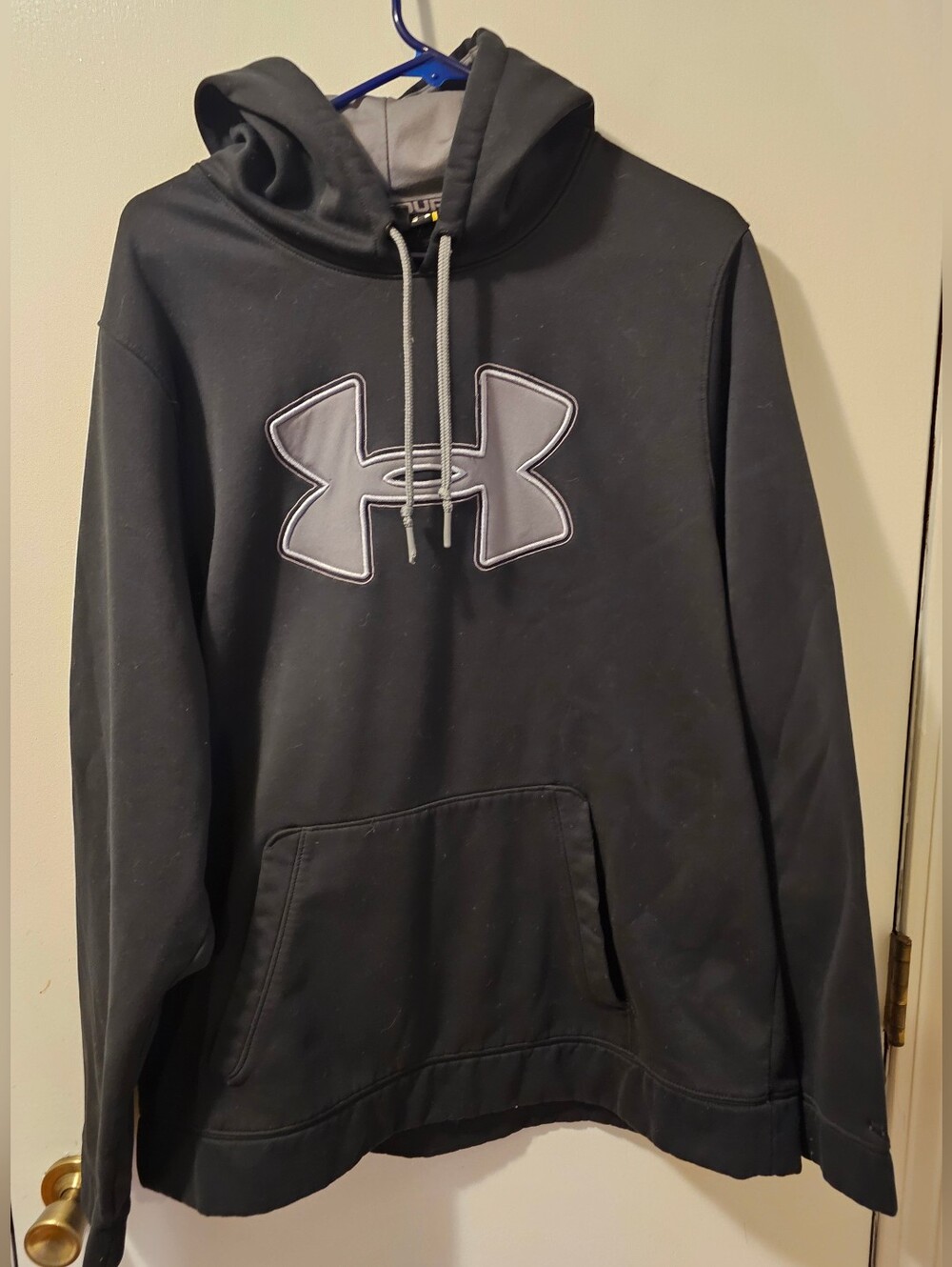 Under Armour Hoodie Loose Men's Size XL Black Long Sleeve Pullover